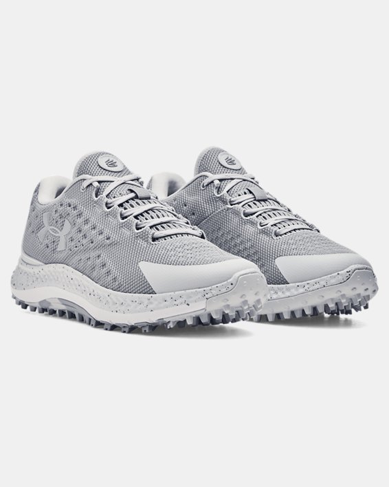 Men's Curry 1 Golf Shoes in Gray image number 3